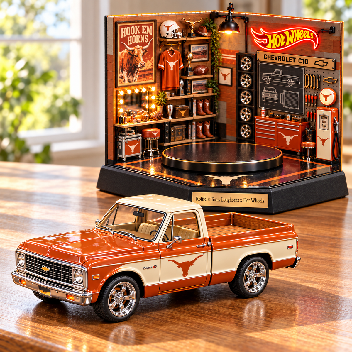 TLH Collectible Car Garage Diorama PNPA