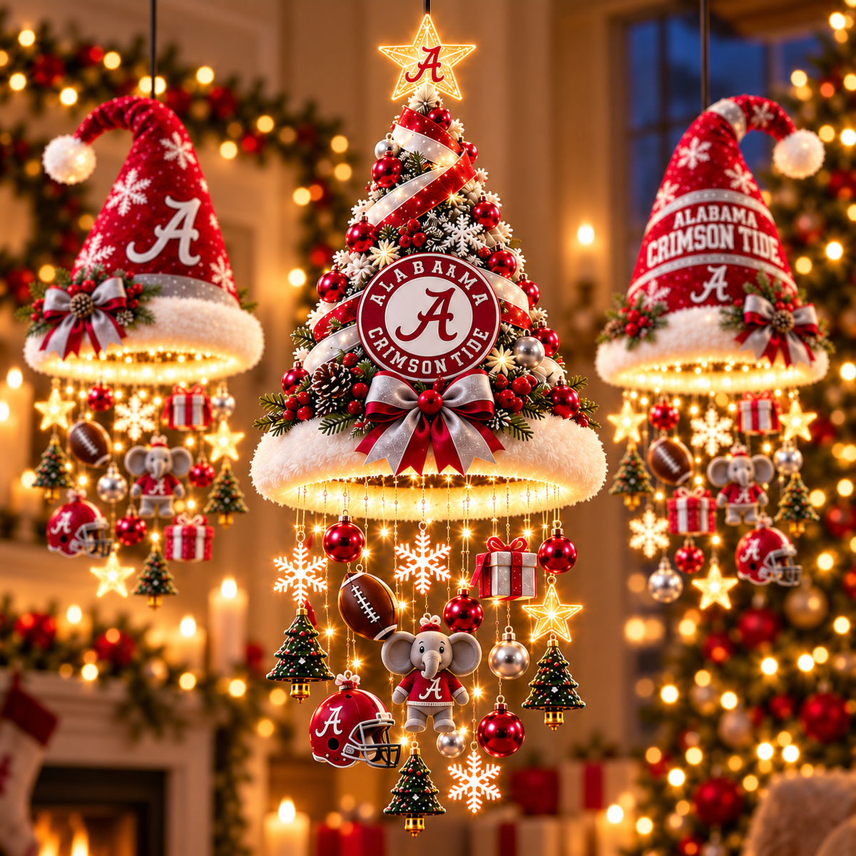 ACT Premium Christmas Hanging Chandelier Set BMD