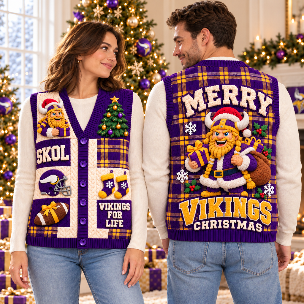 MNVK Premium Christmas Cardigan Vest TMH
