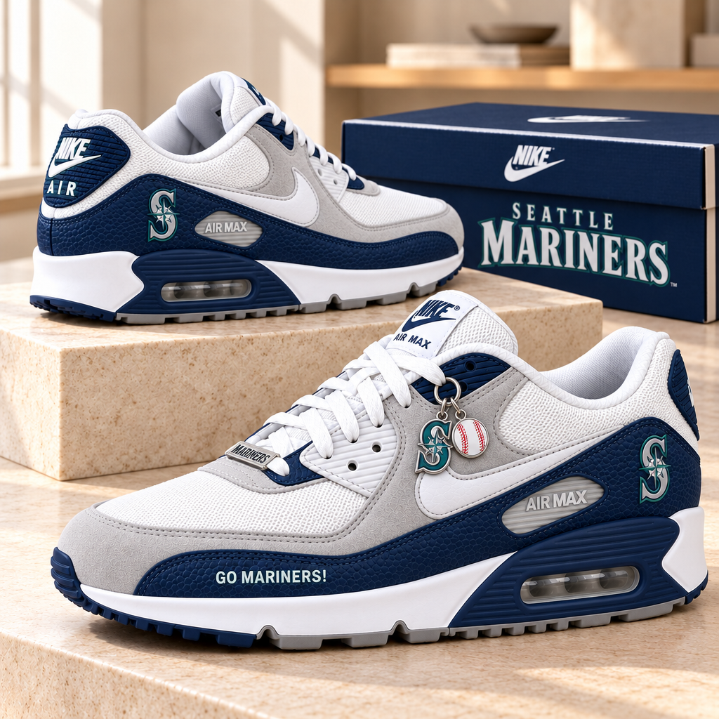 Seattle Mariners Premium Low-Top Sneakers
