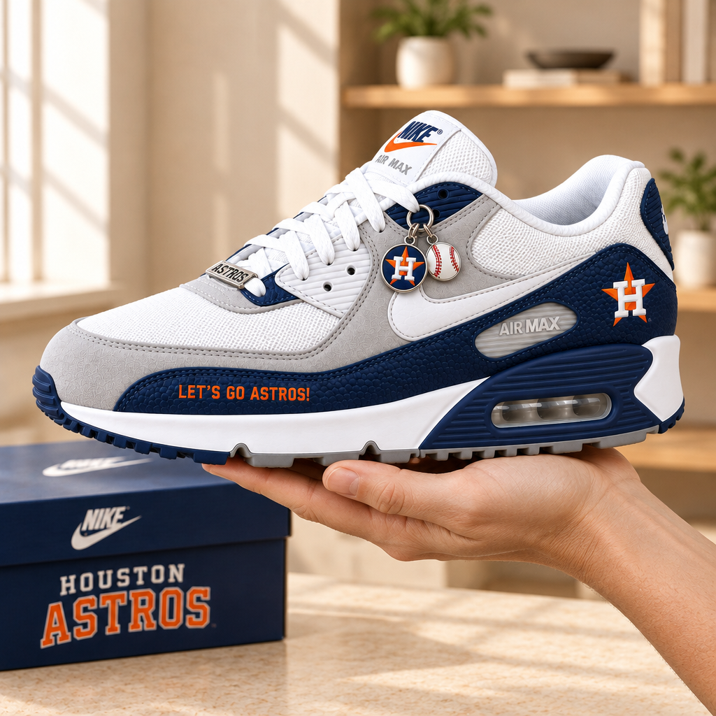 Houston Astros Premium Low-Top Sneakers