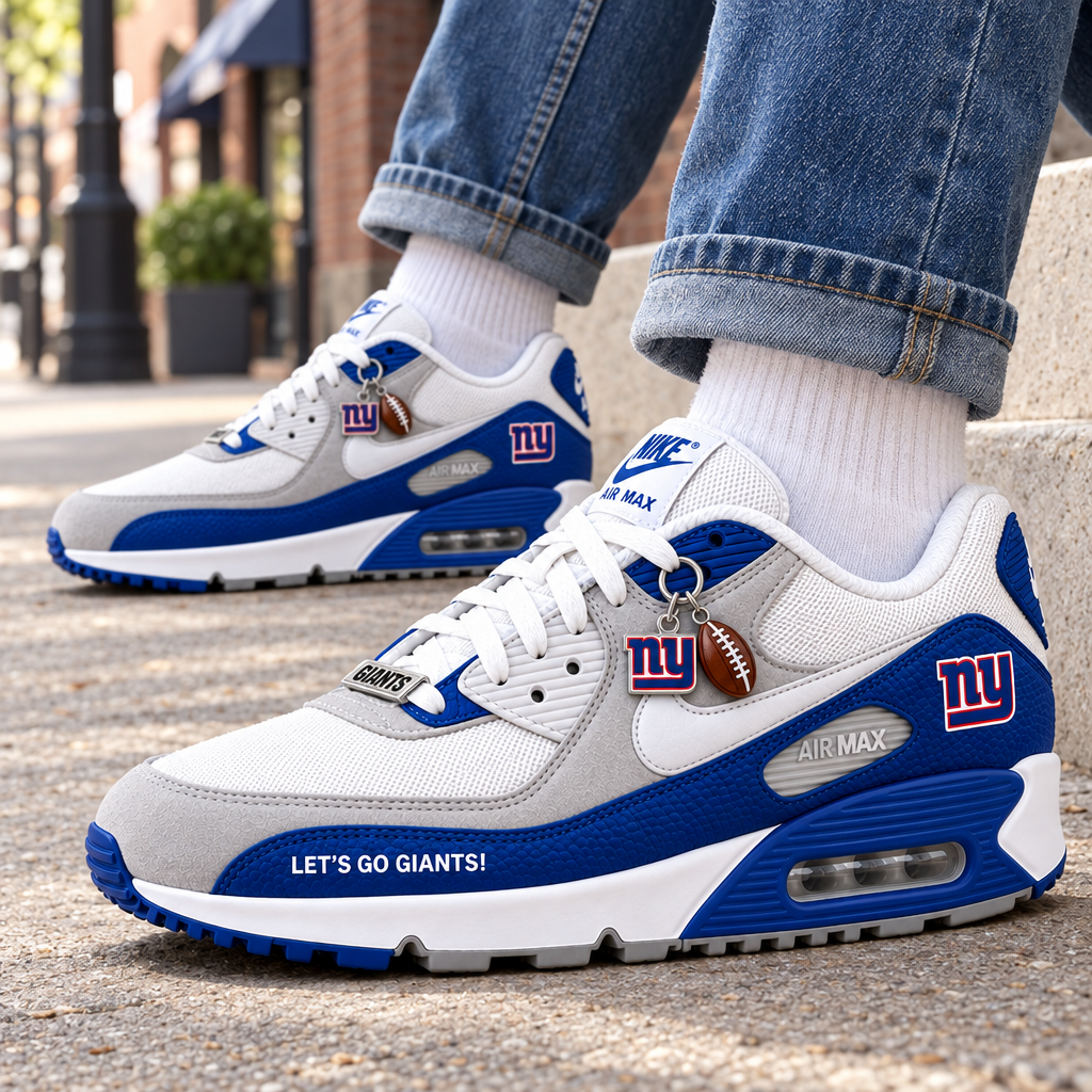 New York Giants Premium Low-Top Sneakers