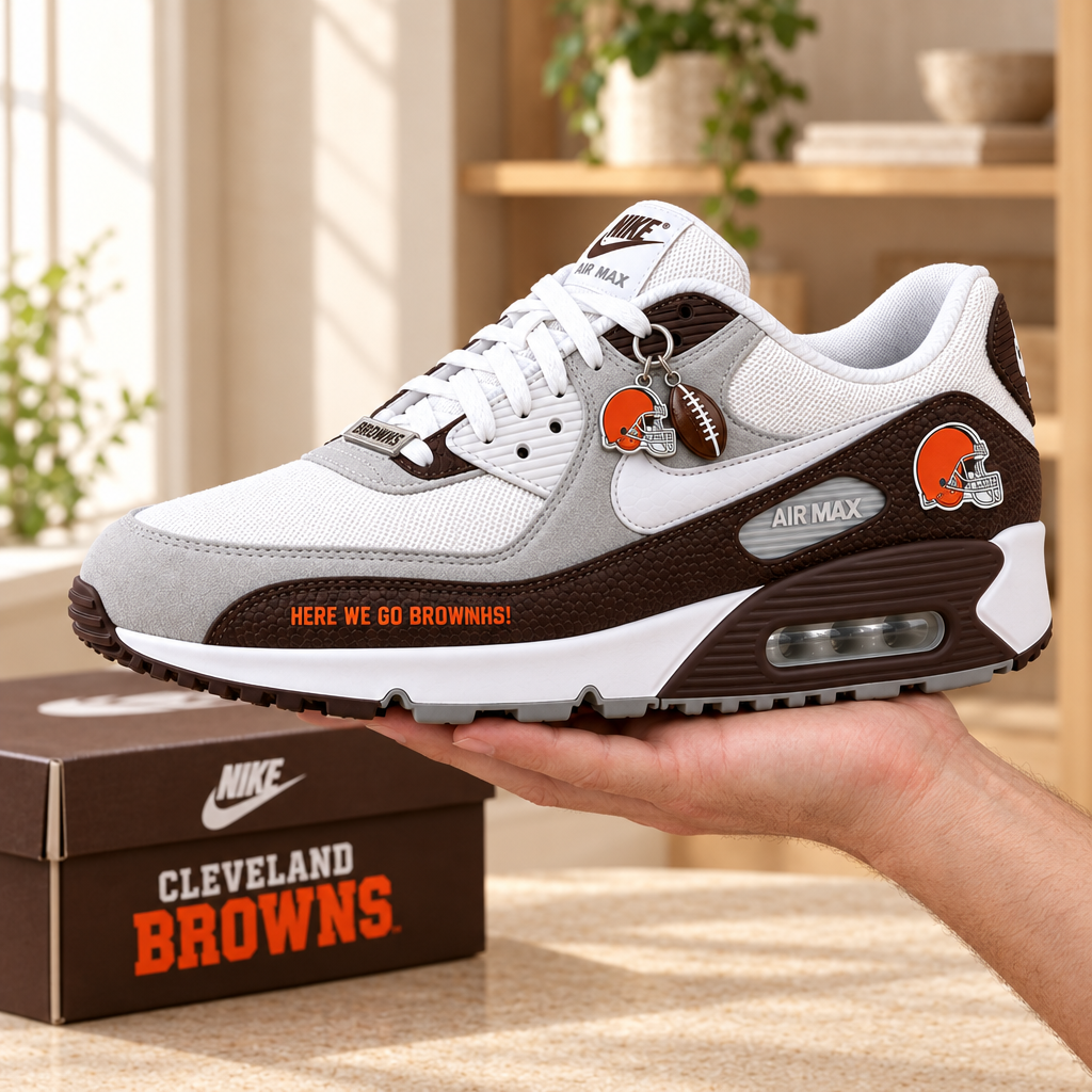 Cleveland Browns Premium Low-Top Sneakers