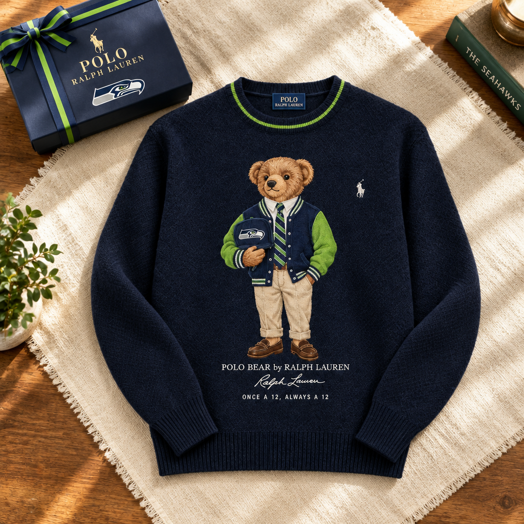 Seattle Seahawks Premium Crewneck Sweater