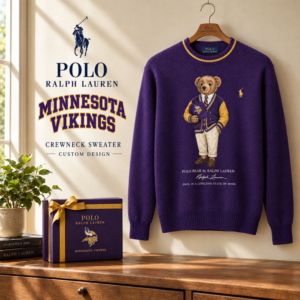 Minnesota Vikings Premium Crewneck Sweater