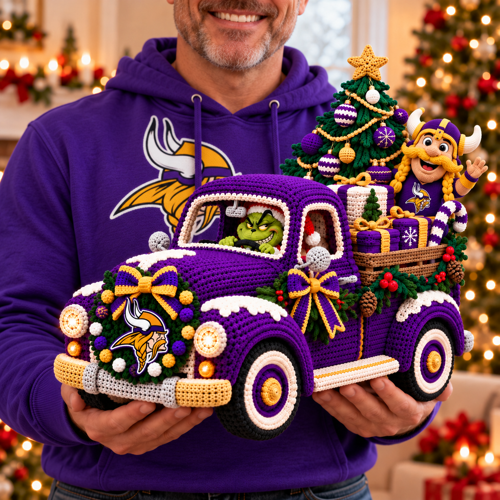 MNVK Cozy Christmas Holiday Truck Decor PNPA