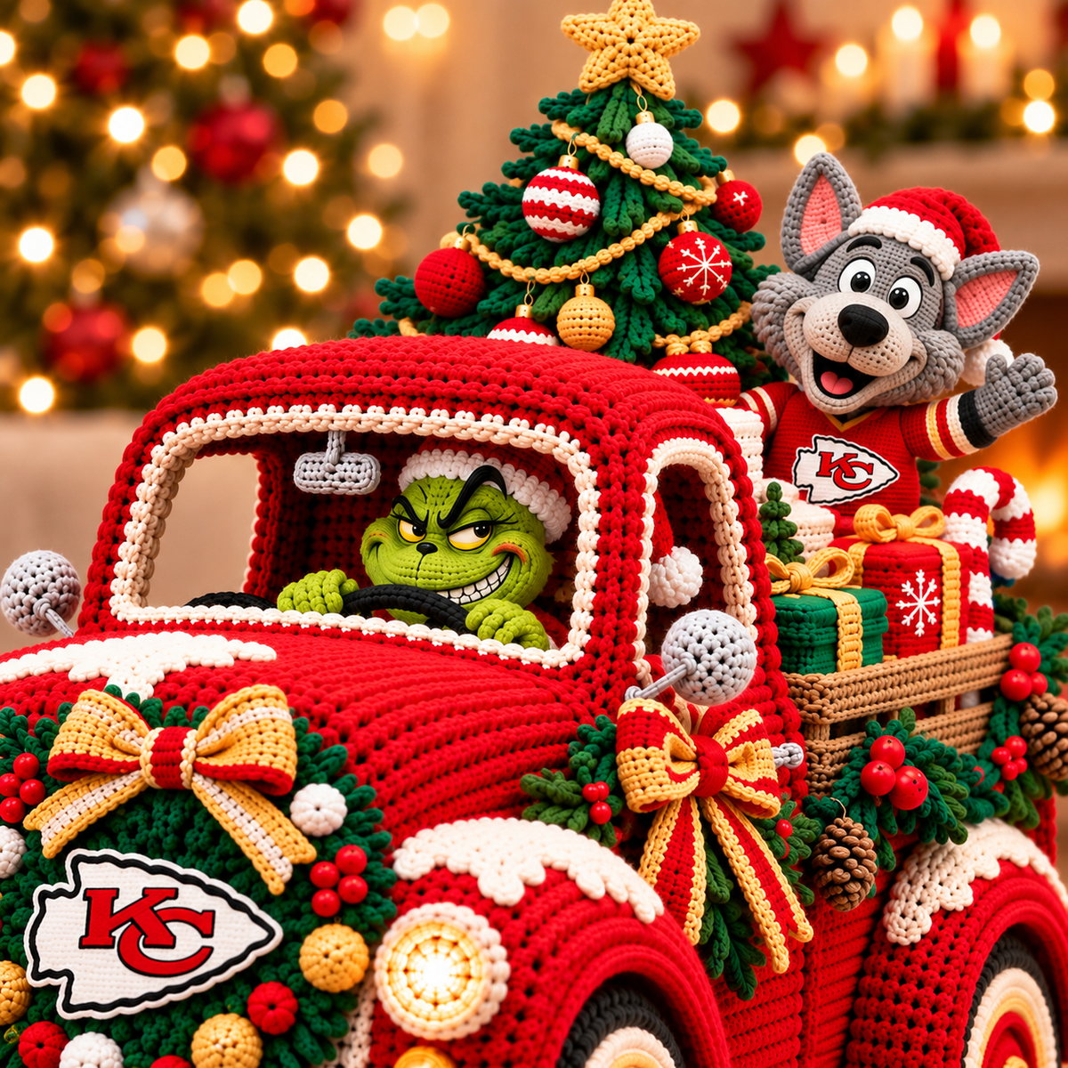 KCC Cozy Christmas Holiday Truck Decor PNPA