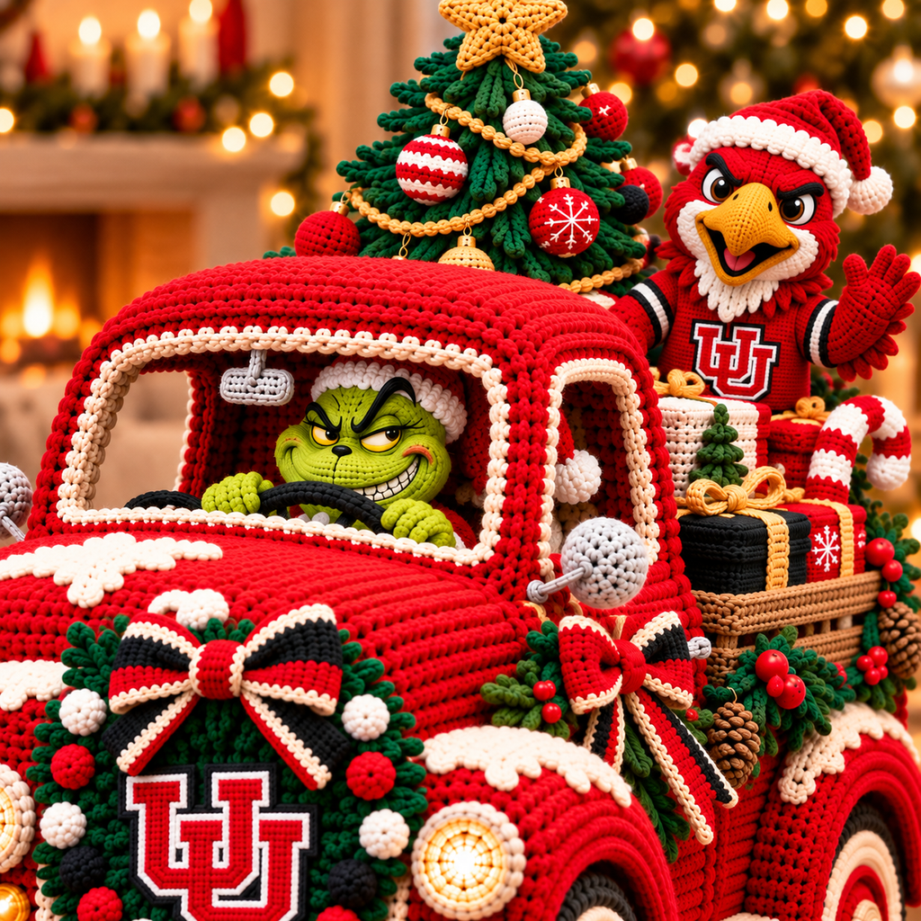 UTUT Cozy Christmas Holiday Truck Decor PNPA