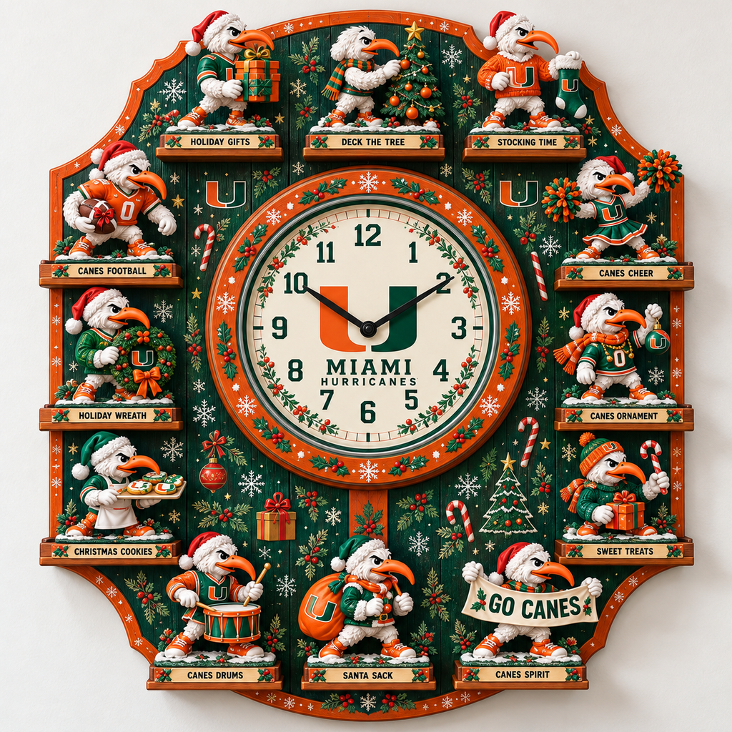 MHC Premium Christmas Sculpture Clock Collection PTKL