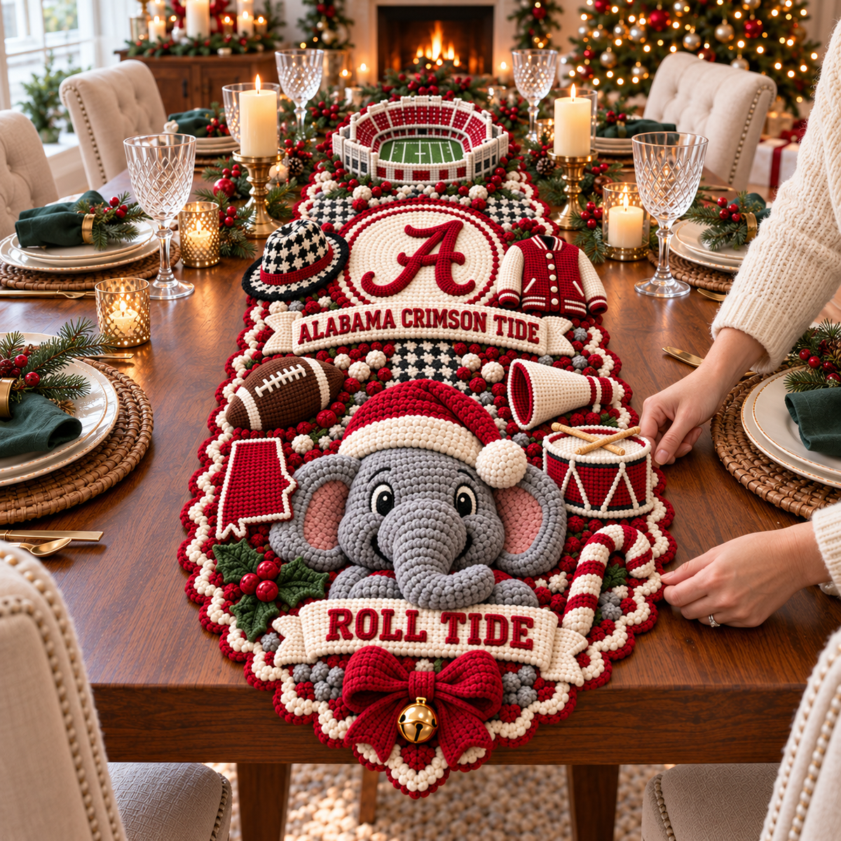 Premium ACT Crochet Table Runner NTVA