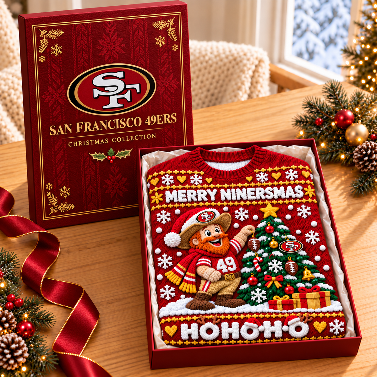 SF49 Premium 3D Christmas Sweater TMH