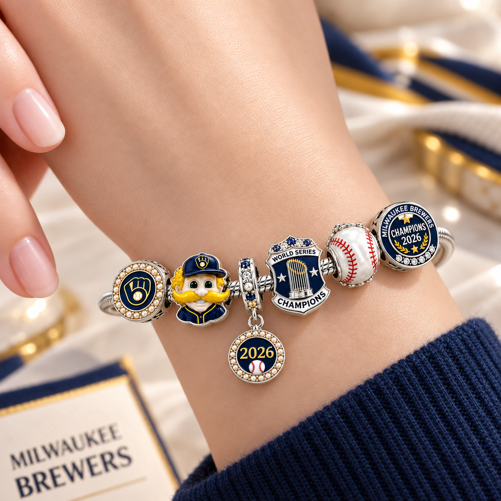 MLKB Silver Charm Bracelet Set NHVH