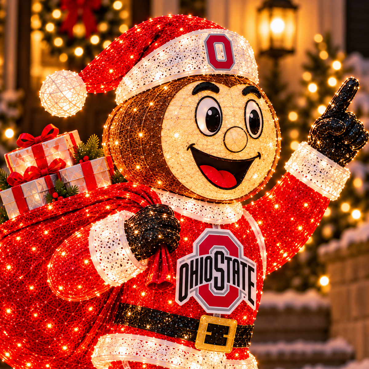 OSB Premium Lighted Christmas Mascot Decoration BMD