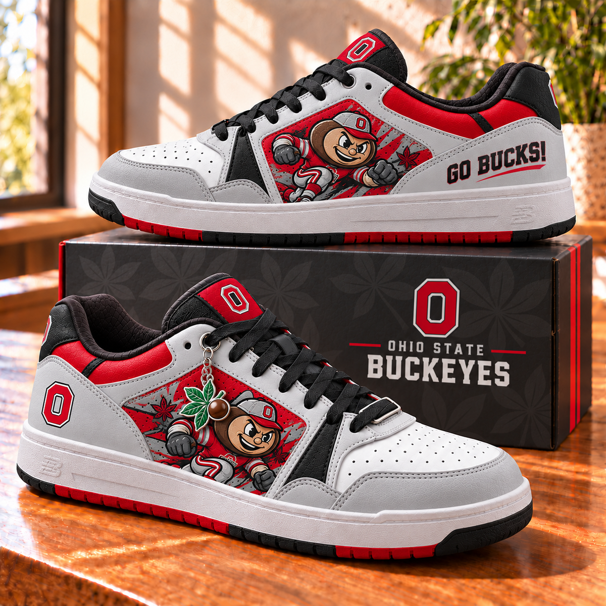 OSB Premium Low-Top Sneakers with Charm BMD