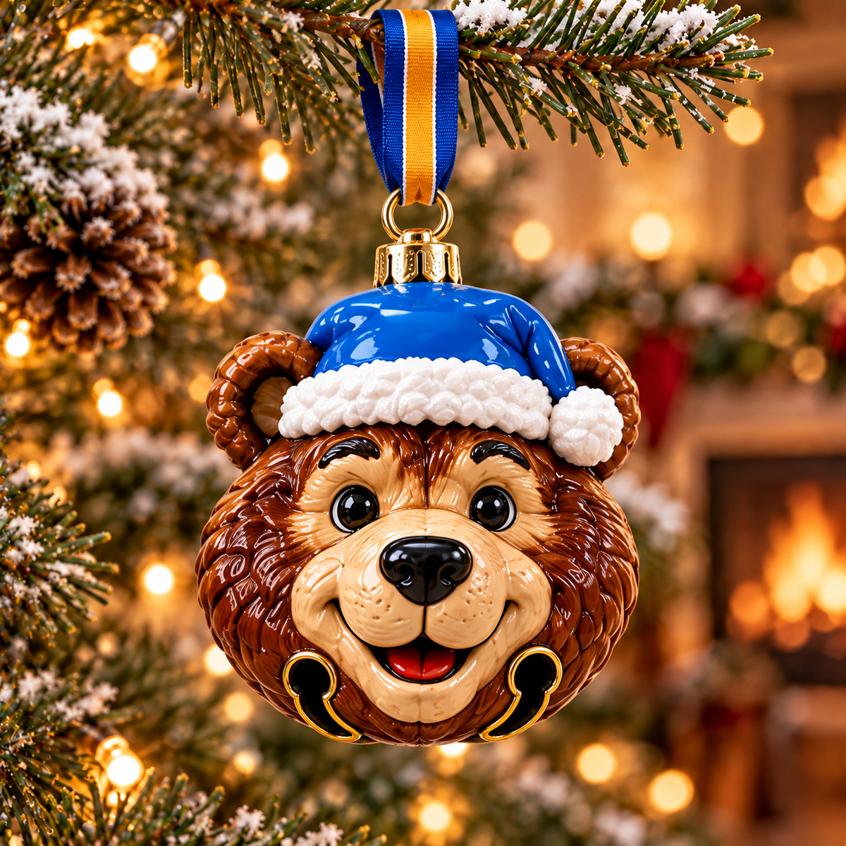 Premium UCLA Christmas Bell Ornament TTMH