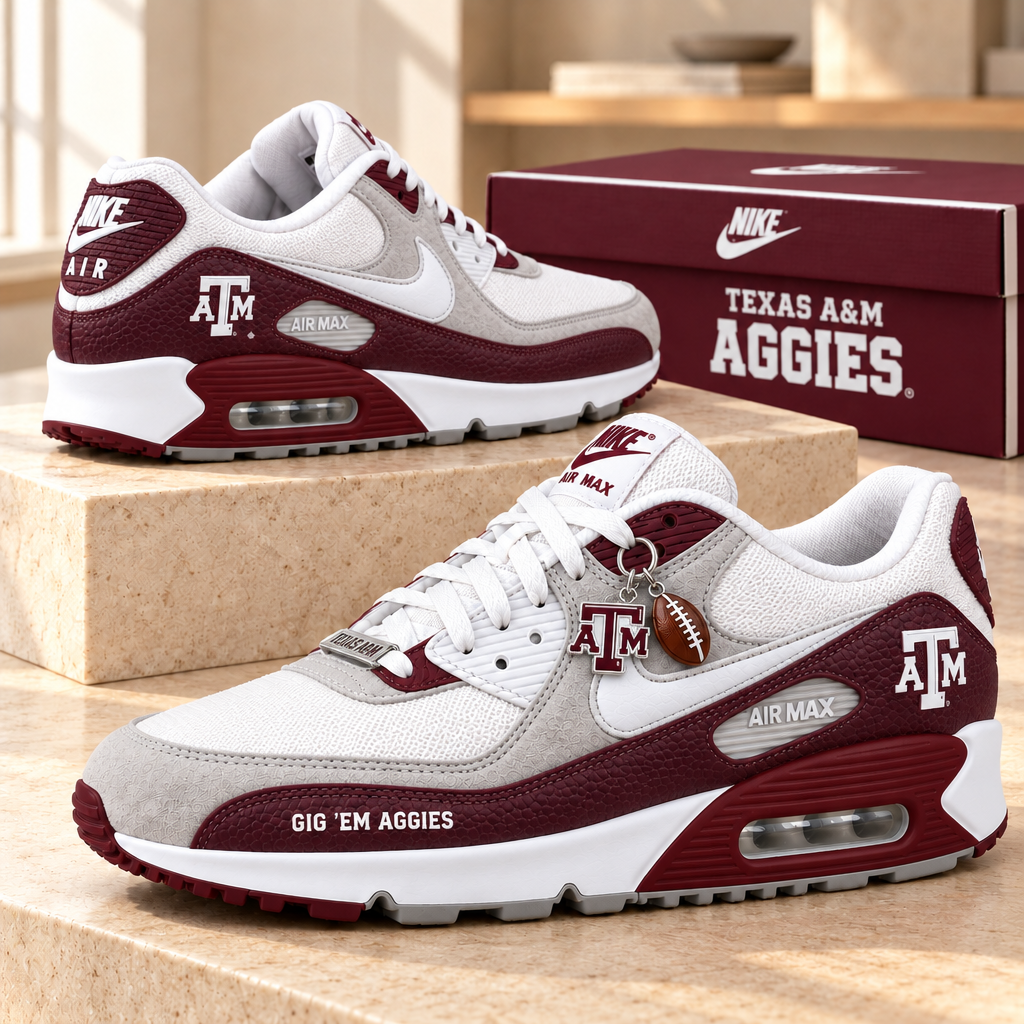 Texas A M Aggies Premium Low-Top Sneakers