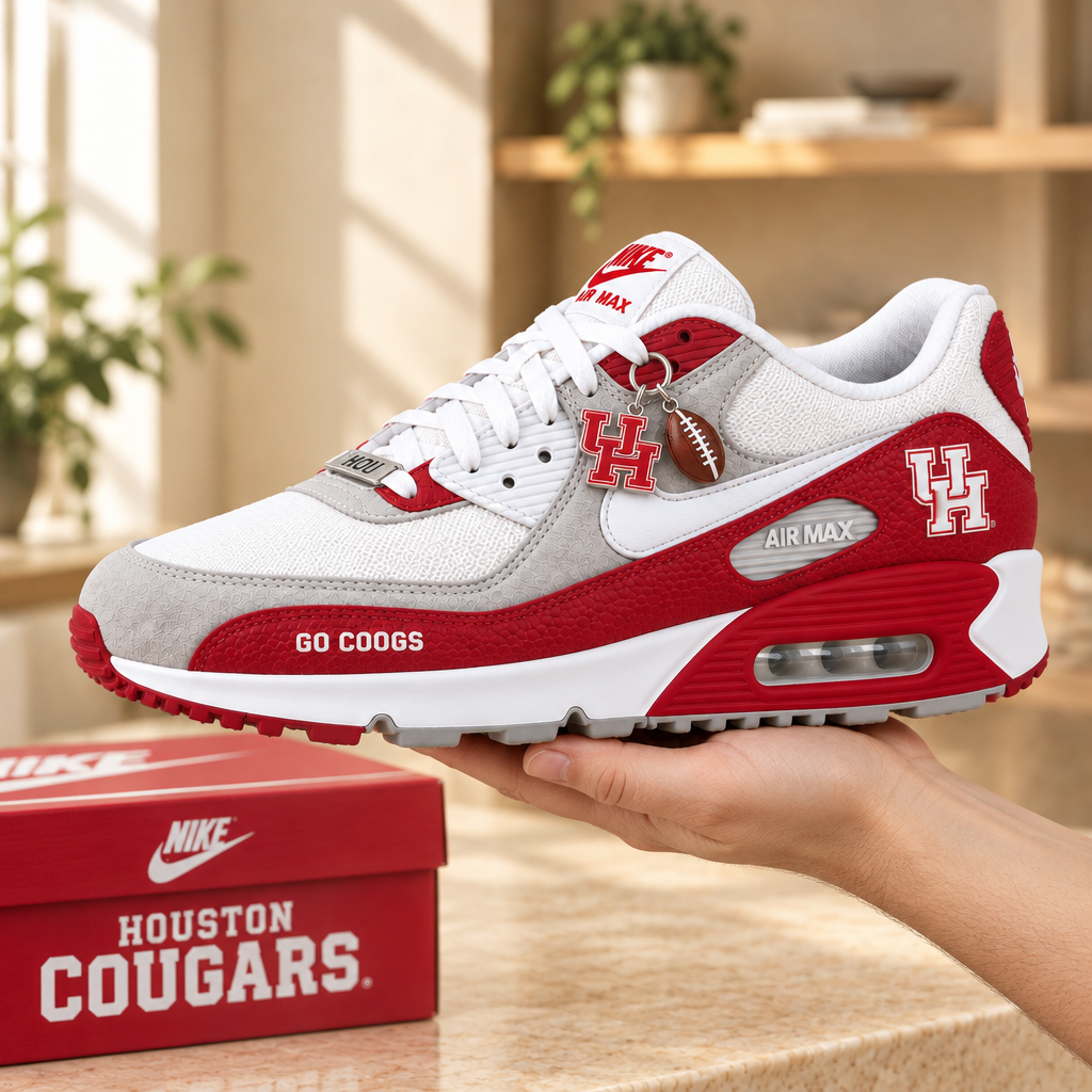 Houston Cougars Premium Low-Top Sneakers