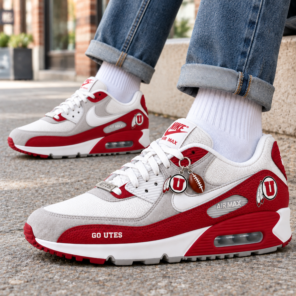 Utah Utes Premium Low-Top Sneakers