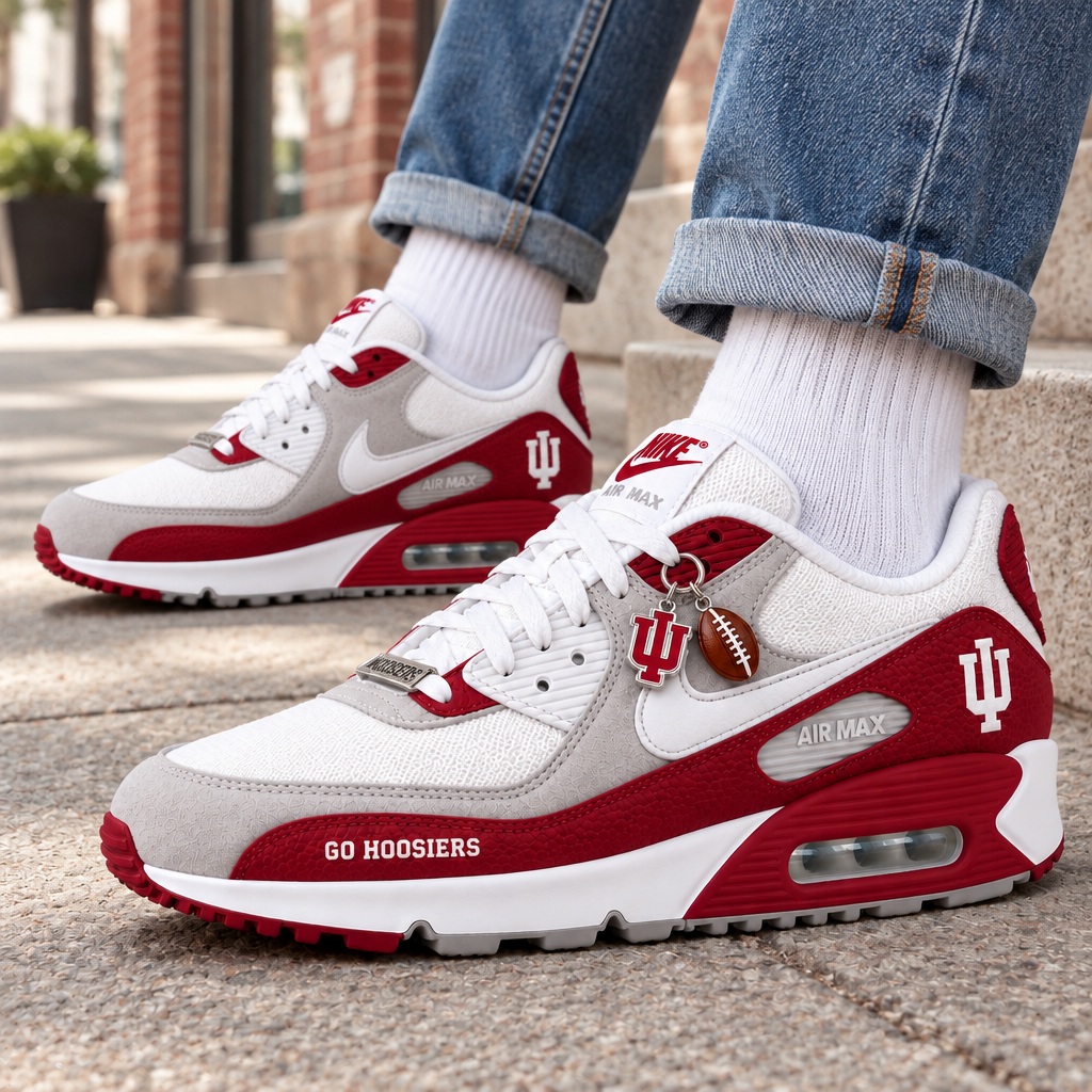 Indiana Hoosiers Premium Low-Top Sneakers