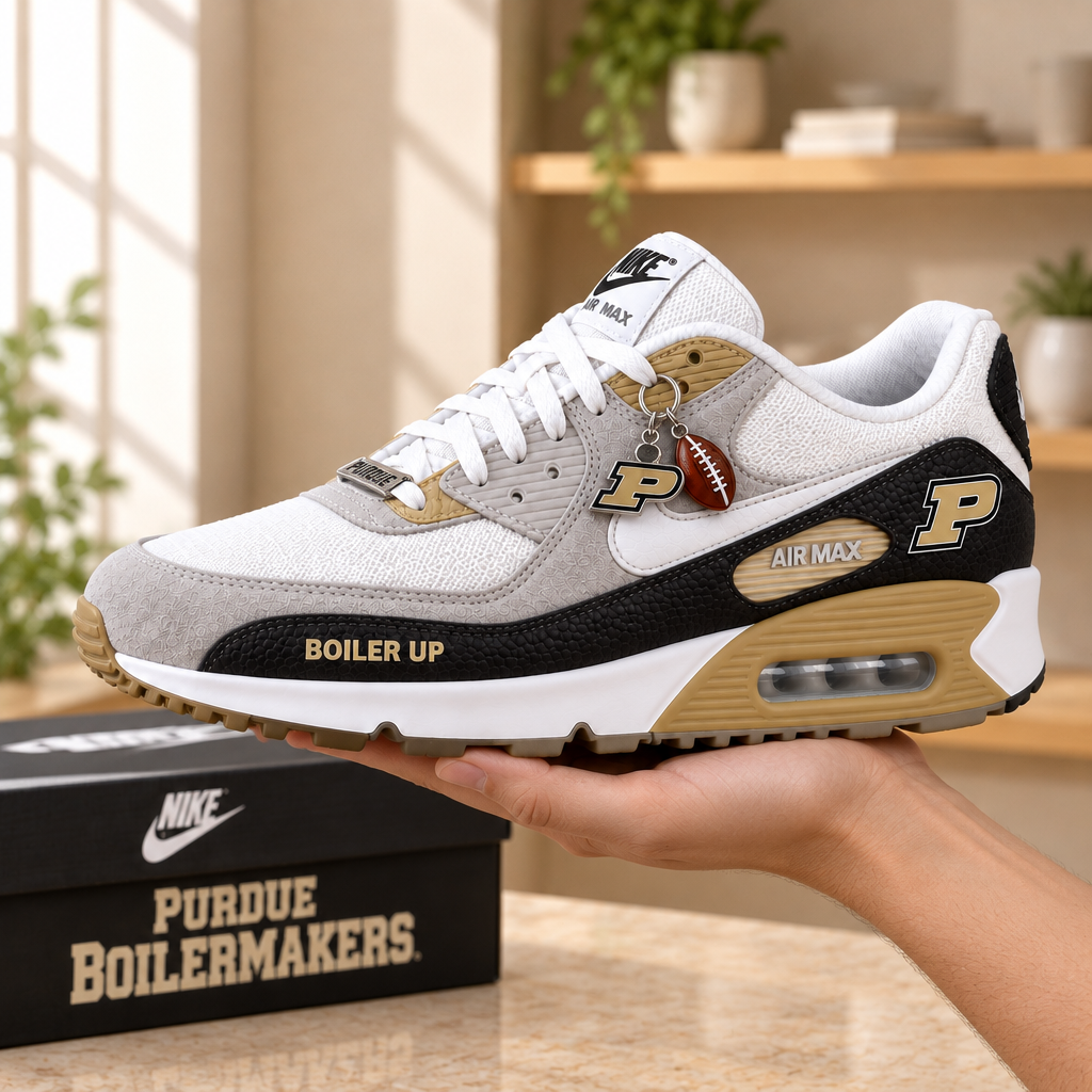 Purdue Boilermakers Premium Low-Top Sneakers