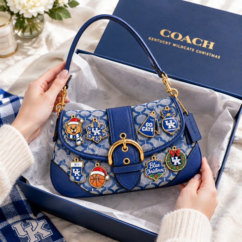 Kentucky Wildcats Soho Bag With Charm