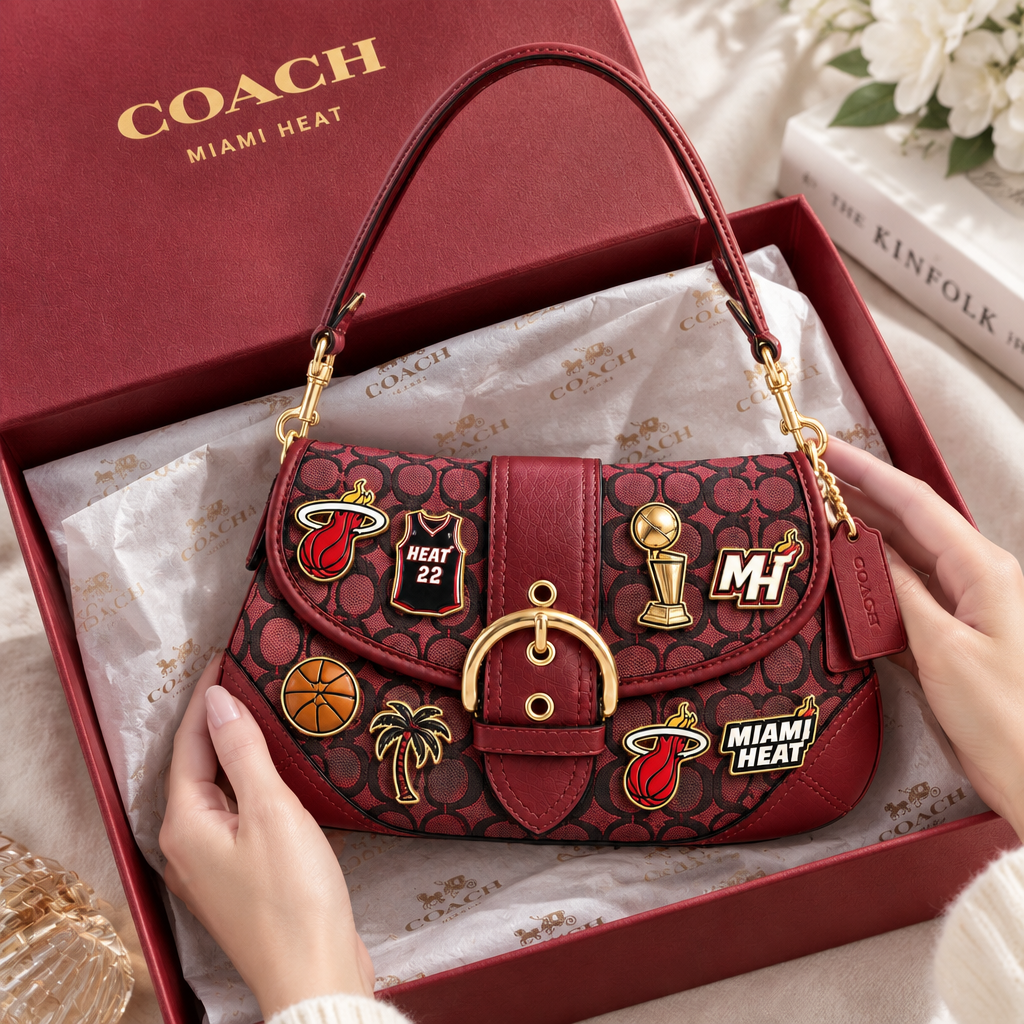 Miami Heat Soho Bag With Charm