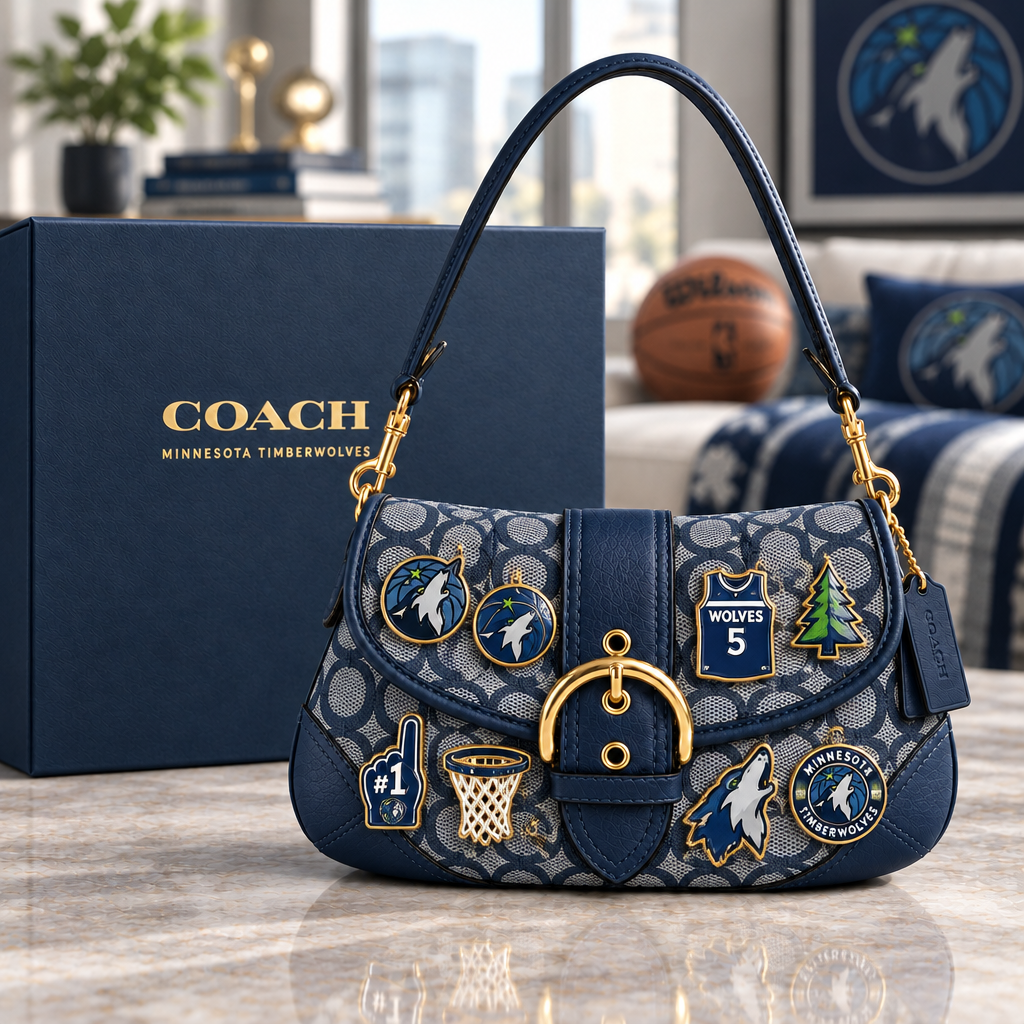 Minnesota Timberwolves Soho Bag With Charm