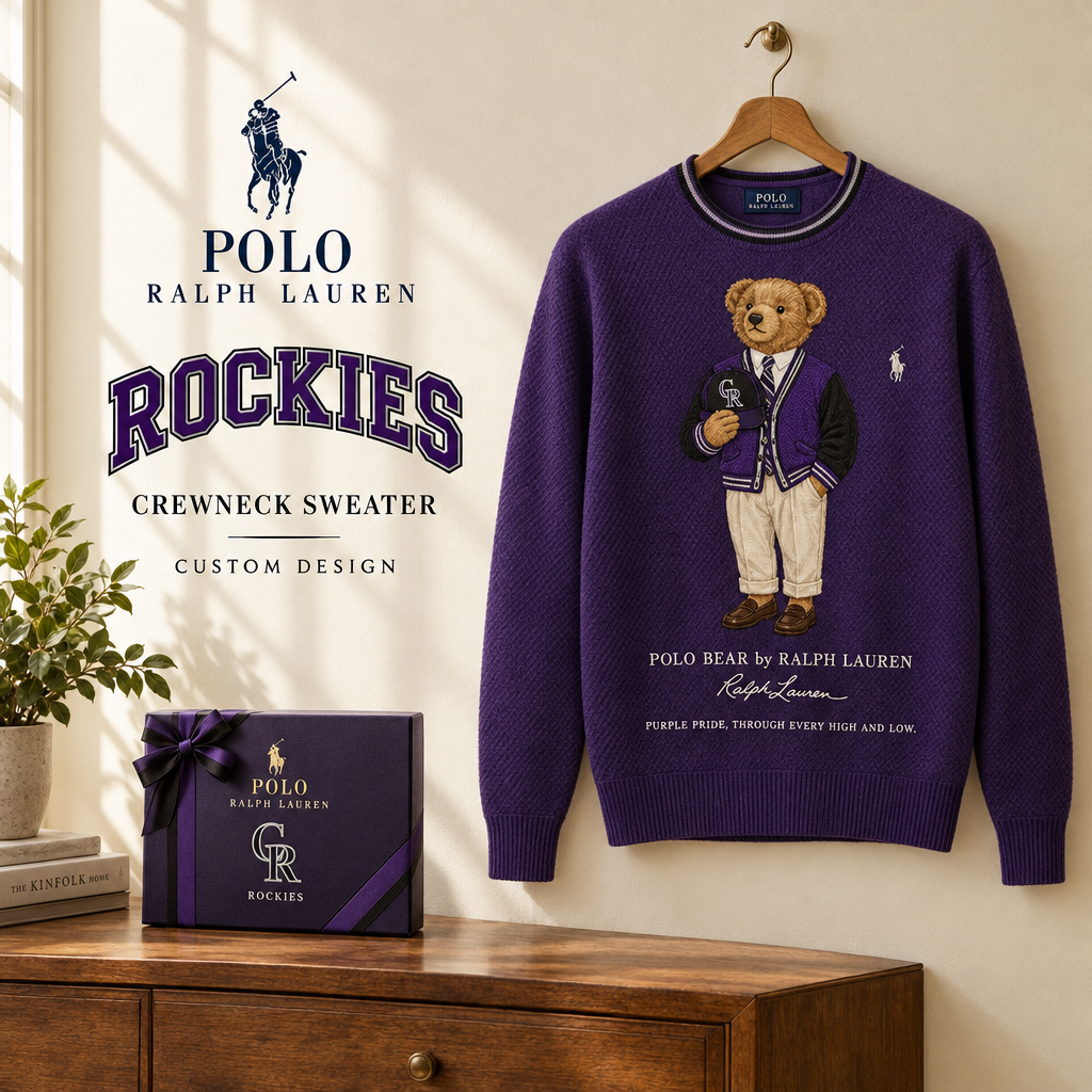 Colorado Rockies Premium Crewneck Sweater